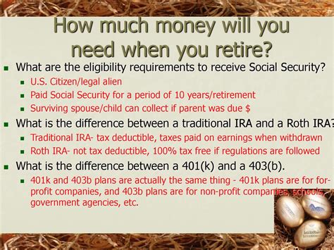 Retirement Planning - ppt download