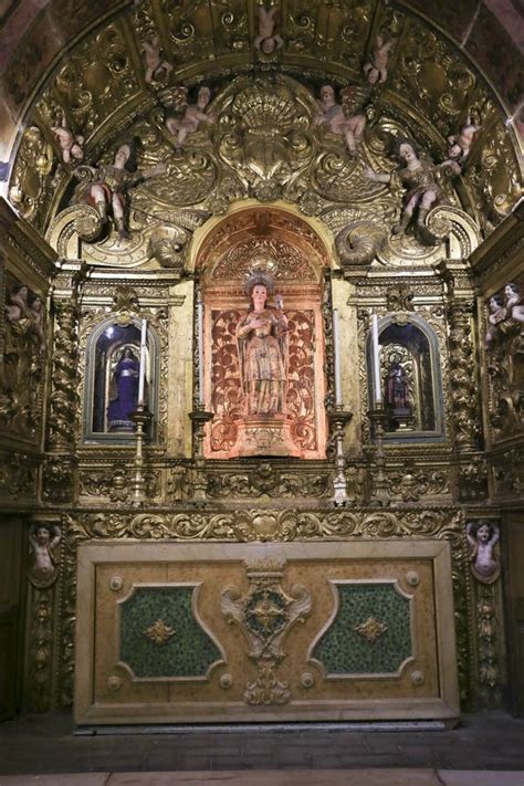 Altar of Our Lady of the Assumption Church in Elvas Editorial Image - Image of interior, town ...