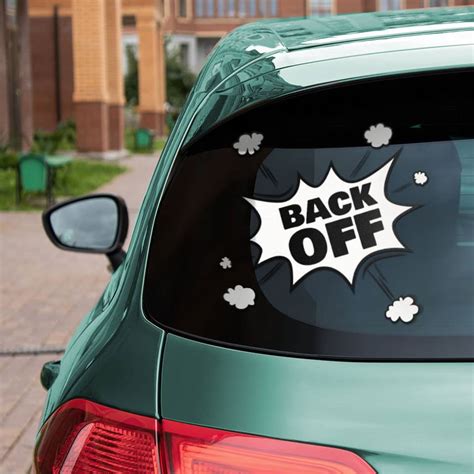 15 Funny Rear Window Decals to Lighten Up Traffic | Blog | Square Signs