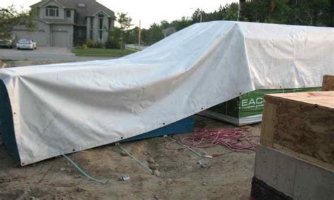 White Vinyl Tarps - Heavy Duty Tarps Canada