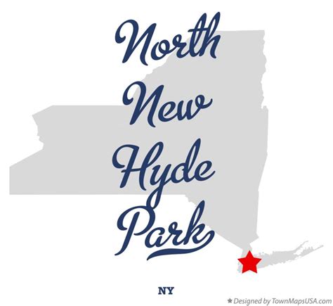 Map of North New Hyde Park, NY, New York