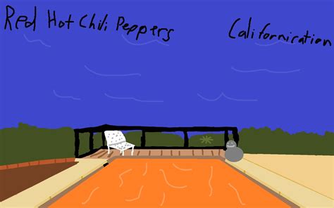 I drew the Californication album art in paint : RedHotChiliPeppers