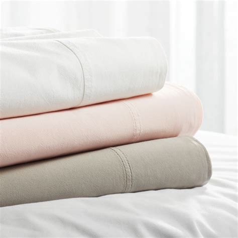 Washed Organic Cotton Sheet Sets | Crate and Barrel