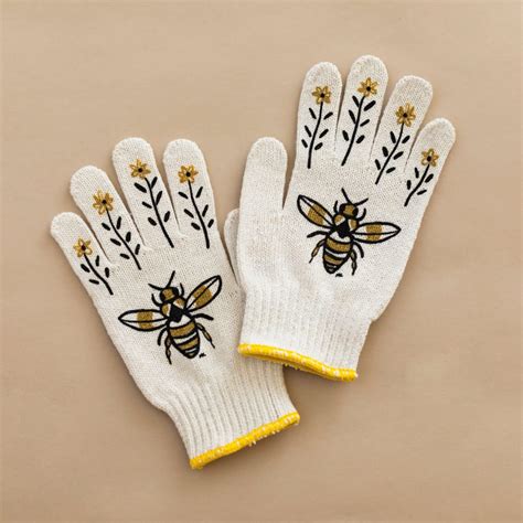 Bee Gardening Gloves - Etsy