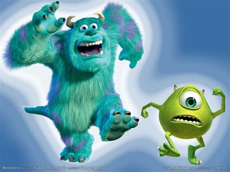 Animation: Monsters Inc Wallpaper- A Cartoon Movie