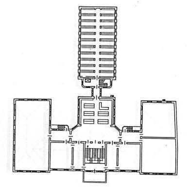 Plan of the first floor of the University Library. | Download ...