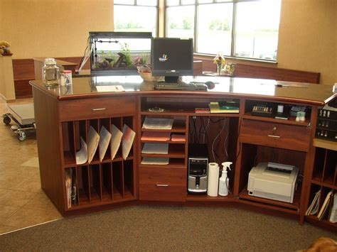 reception desk | Chiropractic office design, Hospital design, Clinic interior design