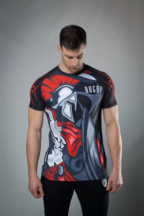 RugbyWarfare Spartan Shirt 2.0 - Limited Edition | Kaos, Olahraga, Kaos bersepeda