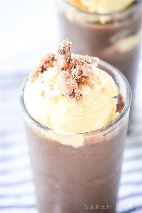 Chocolate Milkshake with Ice Cream - Sarah Titus