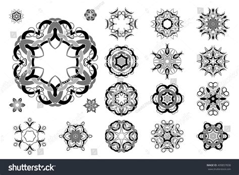 Celtic Knotwork Tattoo Design Set Vector: เวกเตอร์สต็อก (ปลอดค่า ...