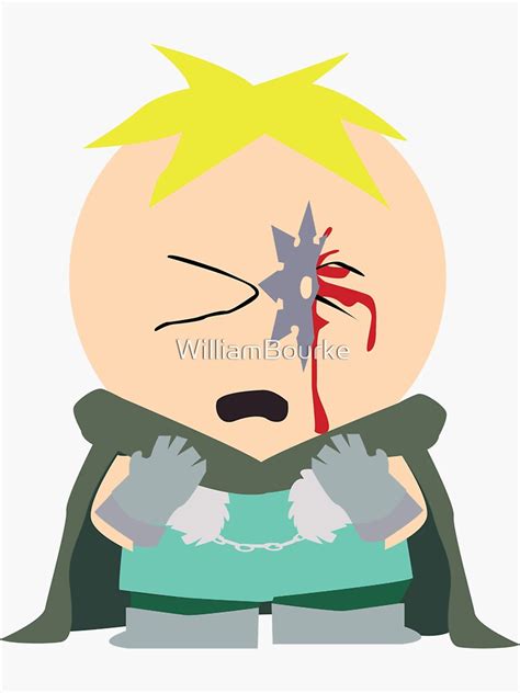 "Butters as Professor Chaos South Park sticker " Sticker for Sale by WilliamBourke | Redbubble