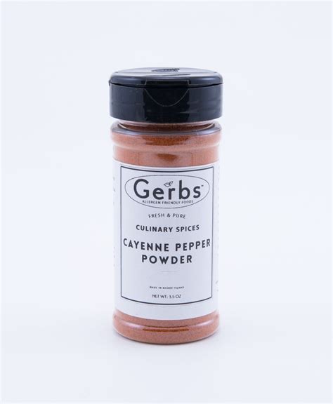 Cayenne Pepper Powder - Allergy Friendly Food - My Gerbs