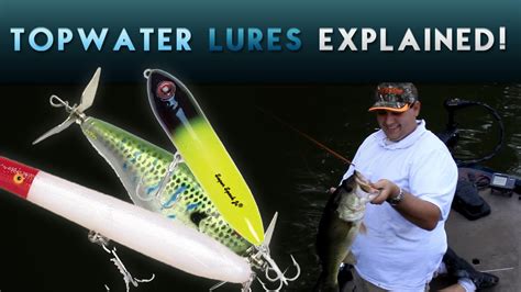 How to Pick the Best Topwater Lure for Bass Fishing | When and Why to use for ALL Types - YouTube