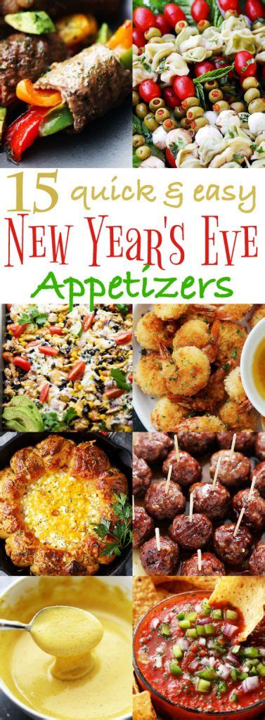 15 Quick and Easy New Year's Eve Appetizers Recipes - Delicious Party ...