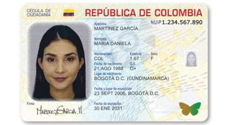 Cedula De Ciudadania Colombiana Para Editar - Image to u