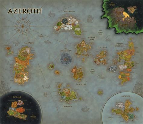 World of Warcraft Map Composition (BfA Update) by Sub-Thermal on DeviantArt