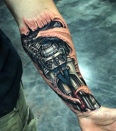 Robot Forearm, Mens Biomechanical Piece