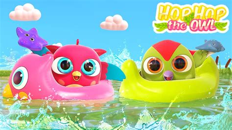 Baby cartoons for kids & Hop Hop the owl full episodes. Learning baby videos & water toys. - YouTube