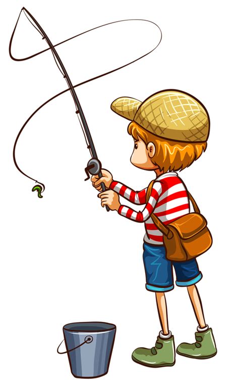 Boy Fishing Clipart | Free download on ClipArtMag