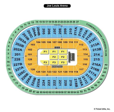 Joe Louis Arena Concert Seating Chart Rows | Review Home Decor