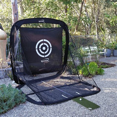 Golf Practice Automatic Ball Return System Net W/ Target sheet and Two Side Barrier | Music City ...