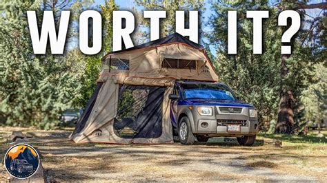 Honda Element Conversion │ Roof Top Tent & Annex by Guana Equipment - YouTube