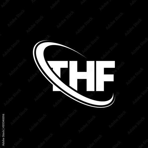 THF logo. THF letter. THF letter logo design. Initials THF logo linked ...