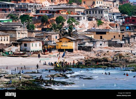 Cape Coast beach, Ghana Stock Photo - Alamy