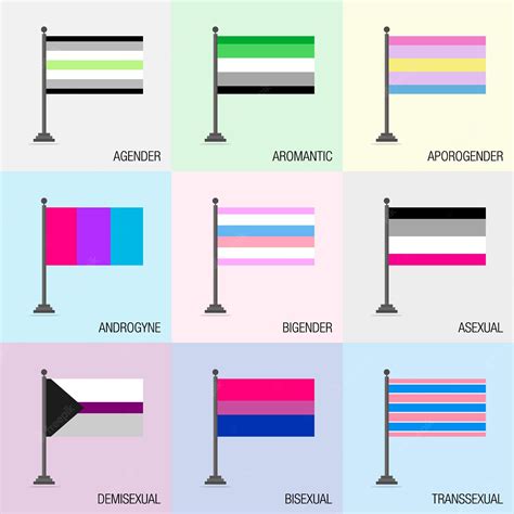 Premium Vector | Pride flag lgbt vector design template