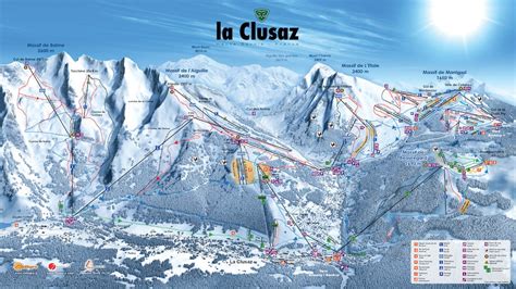 La Clusaz piste map | OVO Network