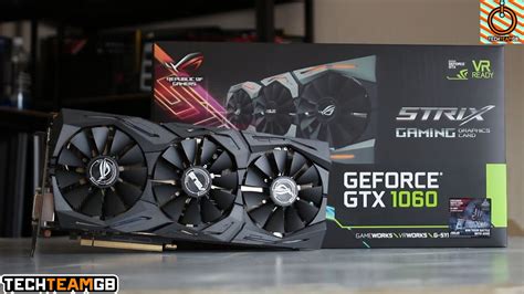 ASUS ROG STRIX GeForce GTX 1060 6gb OC Edition Aura Sync VR Ready ...