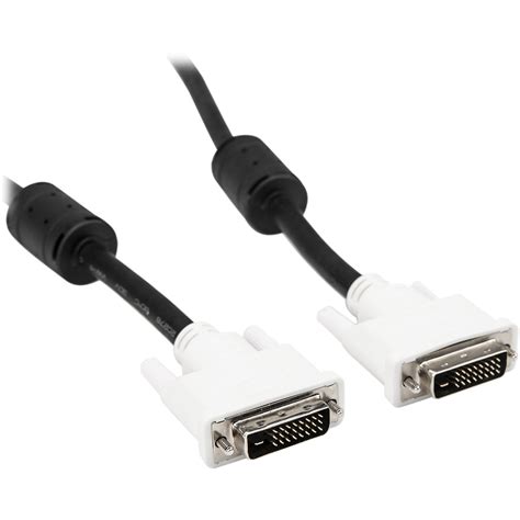 Rocstor DVI-D Dual Link Cable (6', Black) Y10C220-B1 B&H Photo