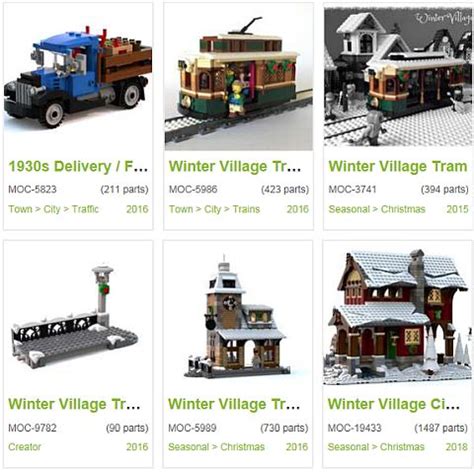 Custom LEGO Winter Village Cider Mill