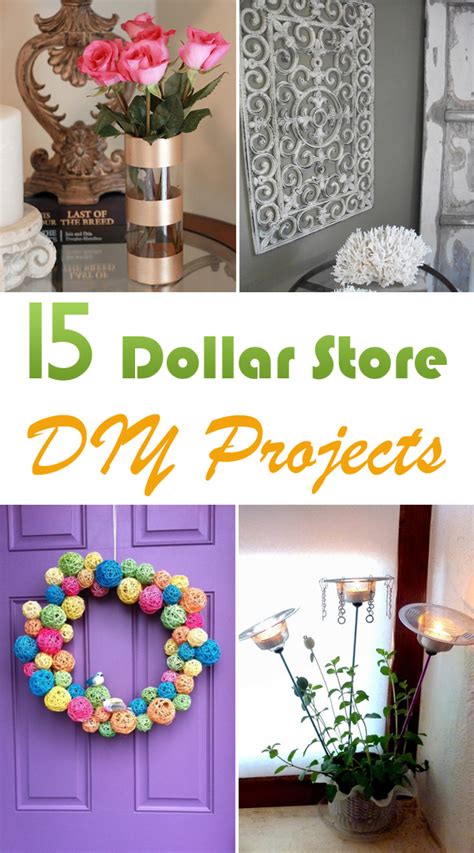 15 Dollar Store DIY Projects