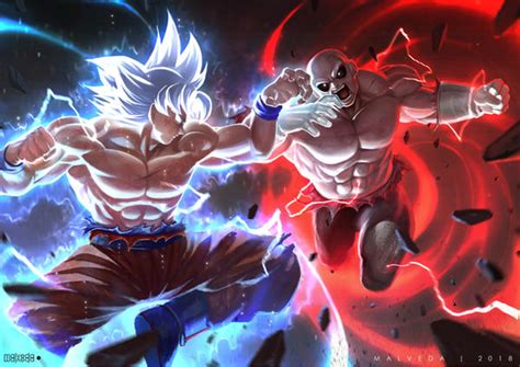 Goku vs Jiren by alex-malveda on DeviantArt