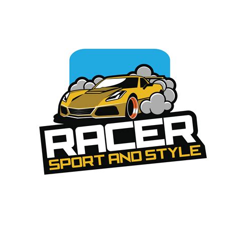 racer logo illustration 7475842 Vector Art at Vecteezy