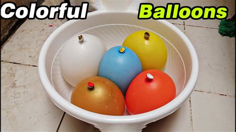 Pop Water Balloons - Popping Balloon!! (Slow Motion) - YouTube