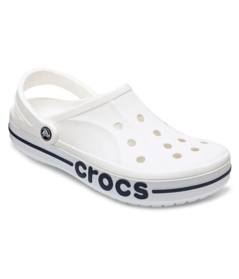 Crocs White Croslite Floater Sandals - Buy Crocs White Croslite Floater ...