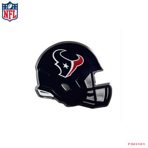 New NFL Houston Texans Helmet Logo Premium 3D Aluminum Auto Emblem ...