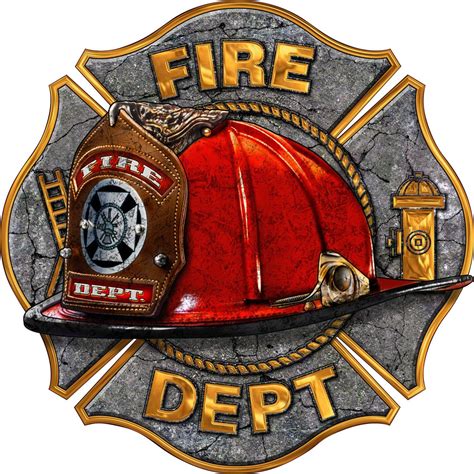 Fire Department Decal Full Color Fire Department Support - Etsy | Vigili del fuoco, Vigile del ...