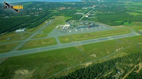 Oulu airport & Oulunsalo aerial - YouTube