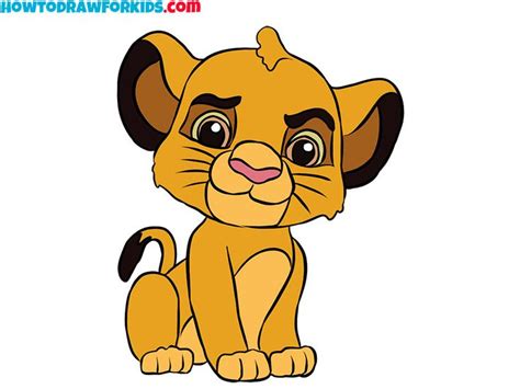 how to draw lion king for beginners | Lion king drawings, King drawing ...