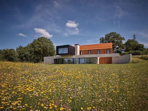 ID Architecture’s Barrow House in Lincolnshire is embedded in and ...