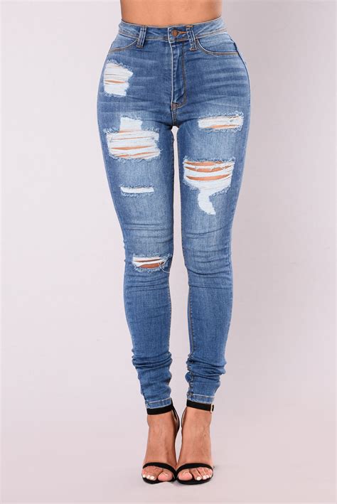 Feeling Blue Jeans - Medium Blue