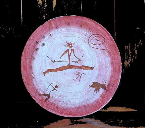 Shaman Drum Painting - Shaman Drum Fine Art Print