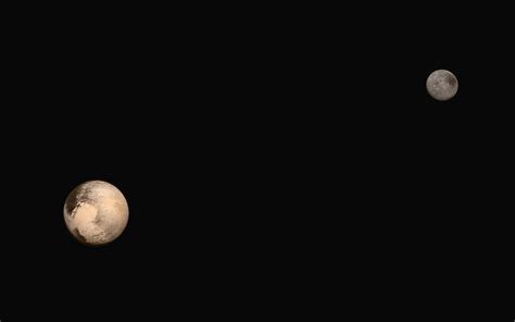 J.J. on Twitter: "Enhanced color view of Pluto's largest moon, Charon ...