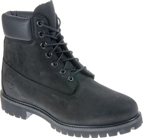 Timberland 6-Inch Premium Boot Waterproof Mens Black Nubuck 10073 001 - Casual Boots - Humphries ...