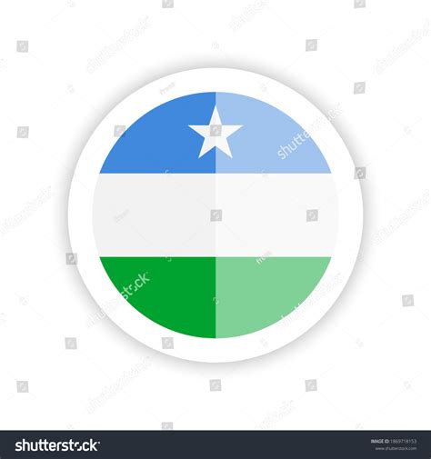 Flag Puntland Somalia Round Icon Stock Vector (Royalty Free) 1869718153 ...