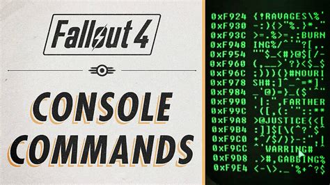 Fallout 4: Console Commands and All Item IDs - Guide | GamesCrack.org