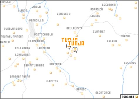 Tunja (Colombia) map - nona.net